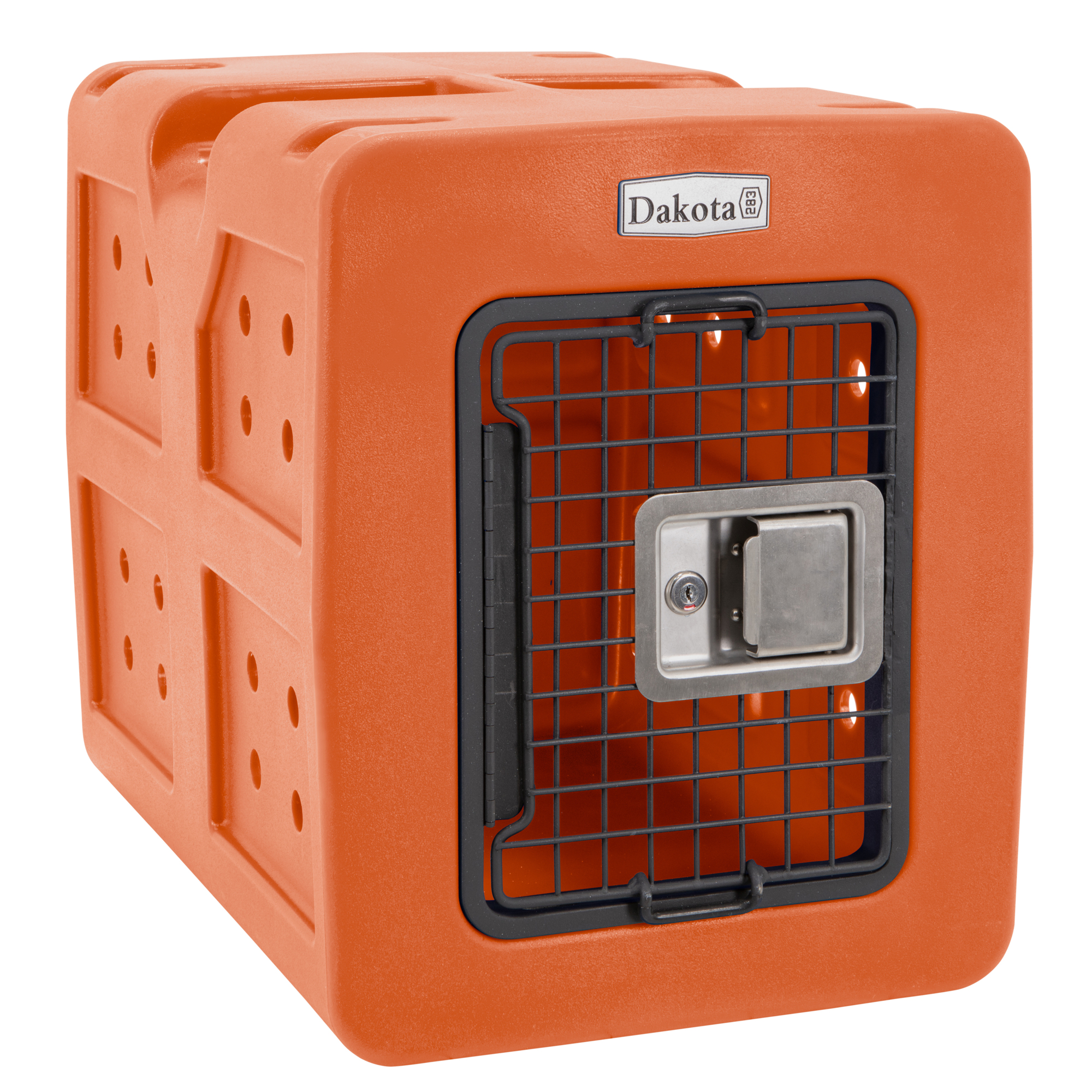 Dakota 283 G3 Framed Door Kennel — Small, Orange, Model# D2-G3SML-FRM-ORA